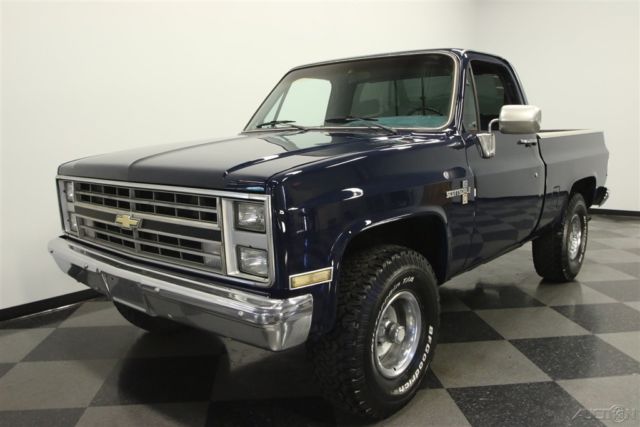 1986 Blue Chevrolet K10