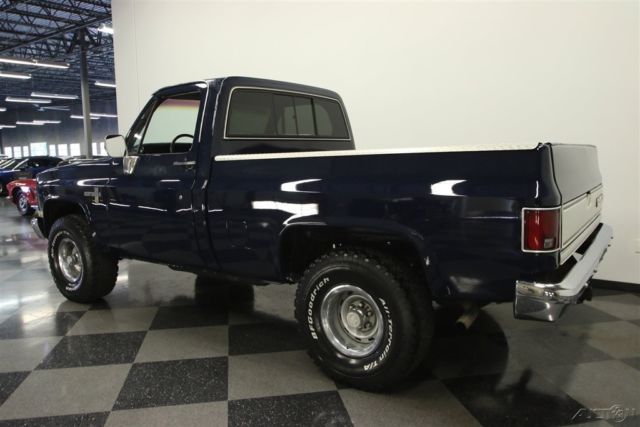 1986 Blue Chevrolet K10