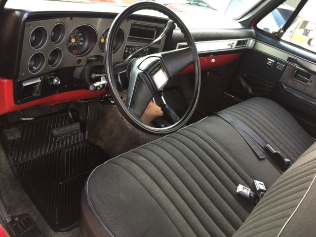 1986 Red Chevrolet C-10 Standard Cab Pickup