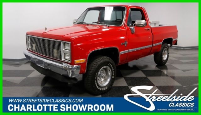 1986 Red Chevrolet K10