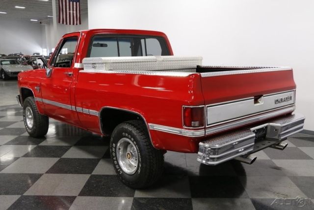 1986 Red Chevrolet K10