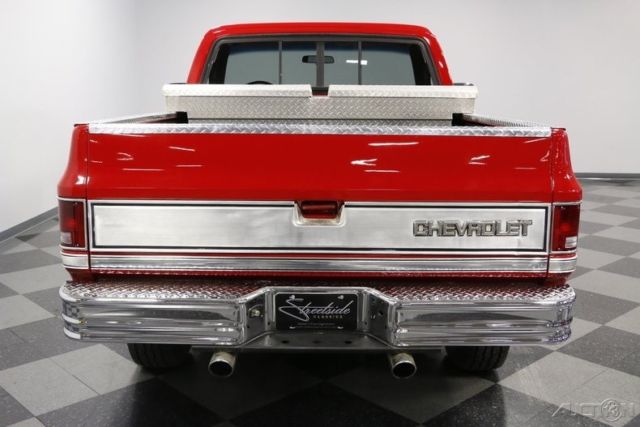1986 Red Chevrolet K10