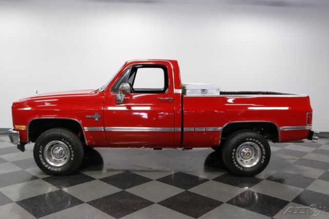 1986 Red Chevrolet K10