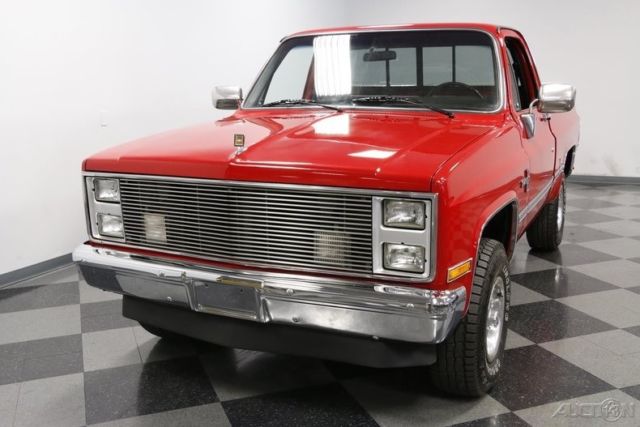 1986 Red Chevrolet K10