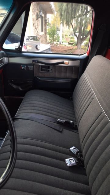 1986 Red Chevrolet C-10 Standard Cab Pickup