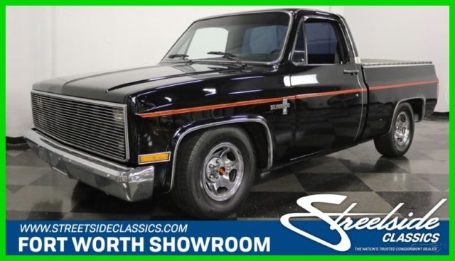 1986 Black Chevrolet C-10