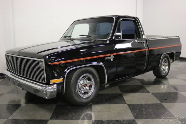 1986 Black Chevrolet C-10