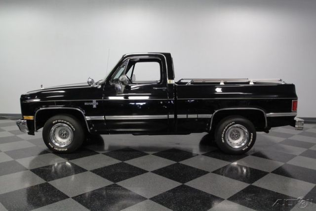 1986 Black Chevrolet C10