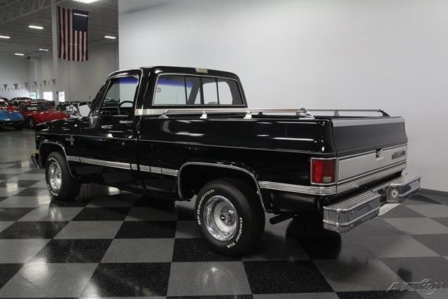 1986 Black Chevrolet C10