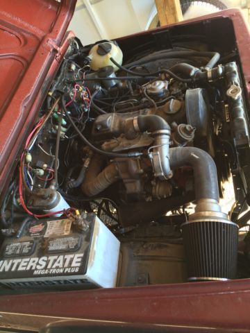 1986 Red Suzuki Samurai SUV