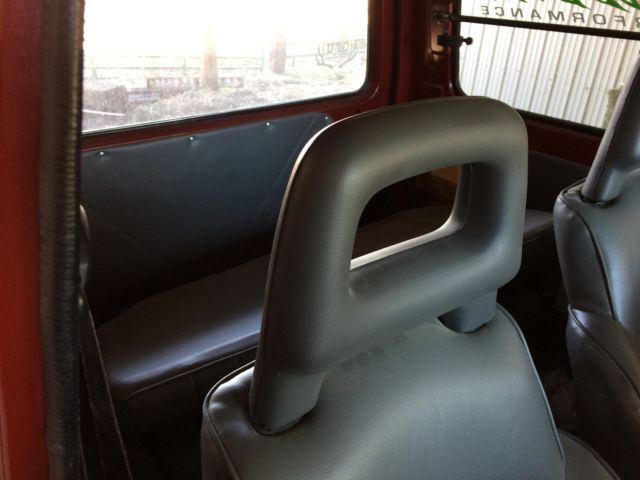 1986 Red Suzuki Samurai SUV