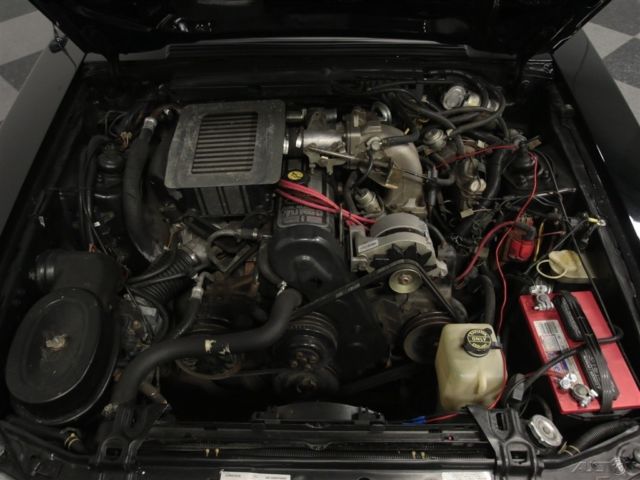 1986 Black Ford Mustang