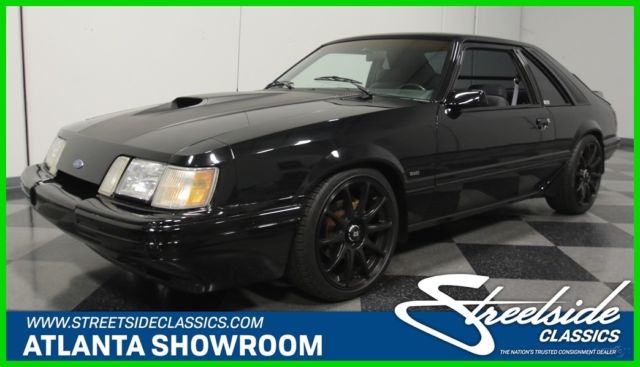 1986 Black Ford Mustang