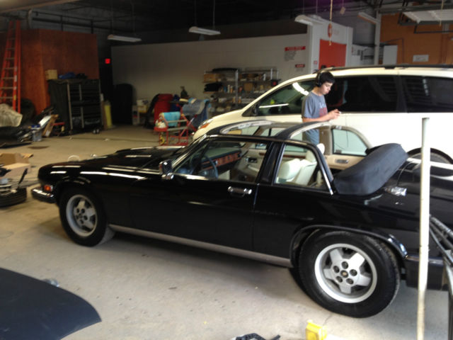 1986 Black Jaguar XJS Convertible