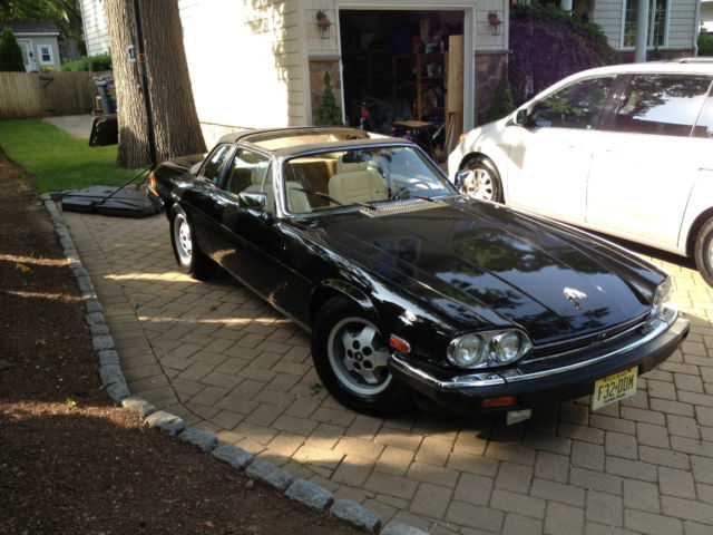 1986 Black Jaguar XJS Convertible