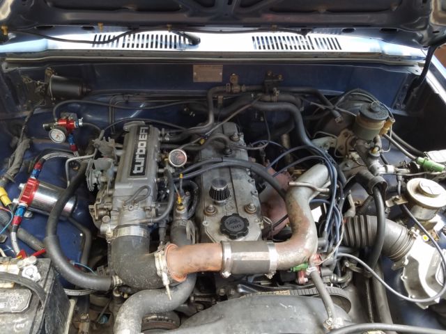 1986 Blue Toyota Tacoma Extended Cab Pickup