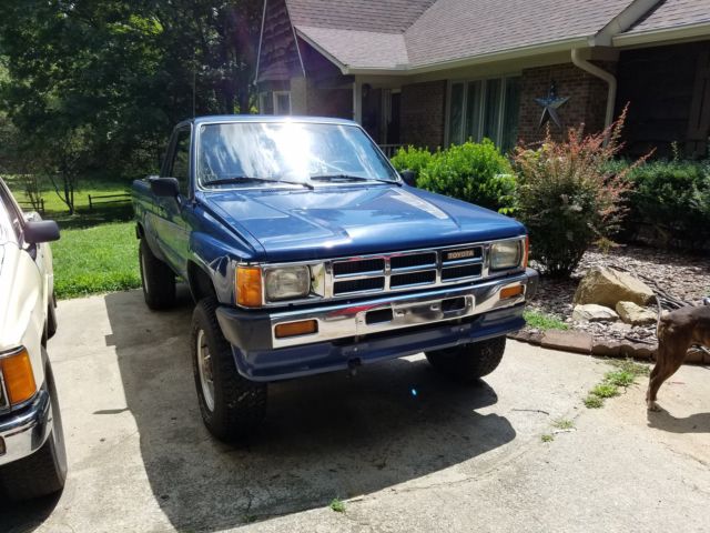 1986 Blue Toyota Tacoma Extended Cab Pickup