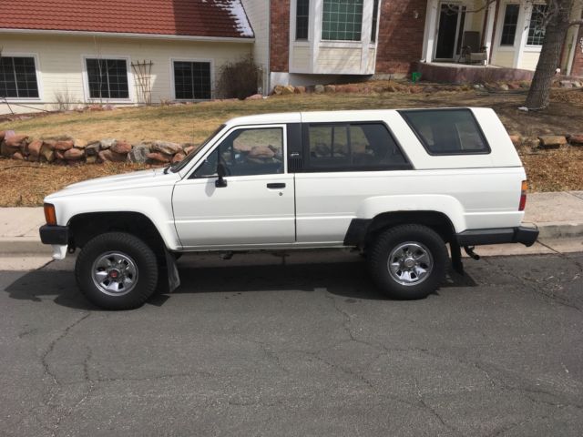 1986 White Toyota 4Runner Convertible