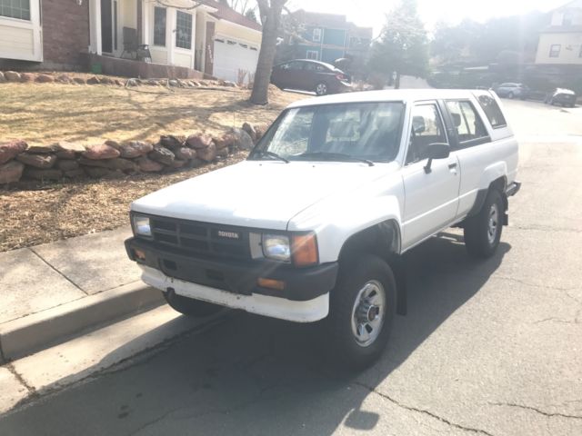 1986 White Toyota 4Runner Convertible