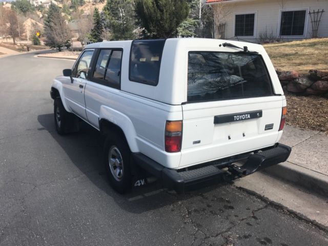 1986 White Toyota 4Runner Convertible