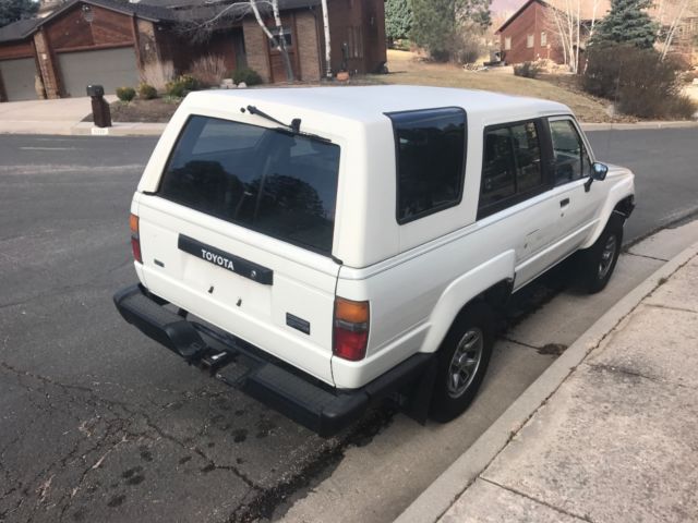 1986 White Toyota 4Runner Convertible