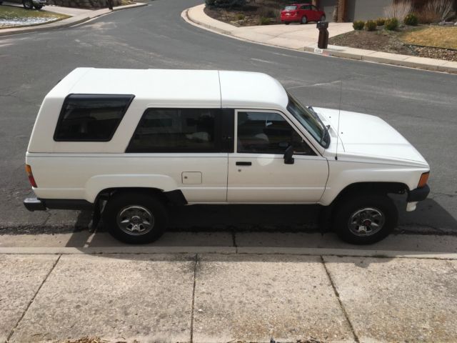 1986 White Toyota 4Runner Convertible