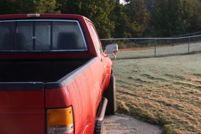 1986 Red Toyota Other Extended Cab Pickup