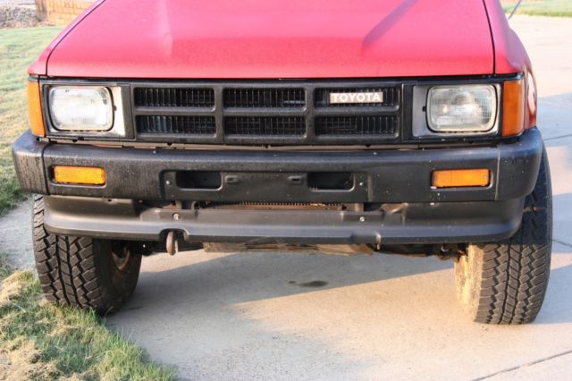 1986 Red Toyota Other Extended Cab Pickup