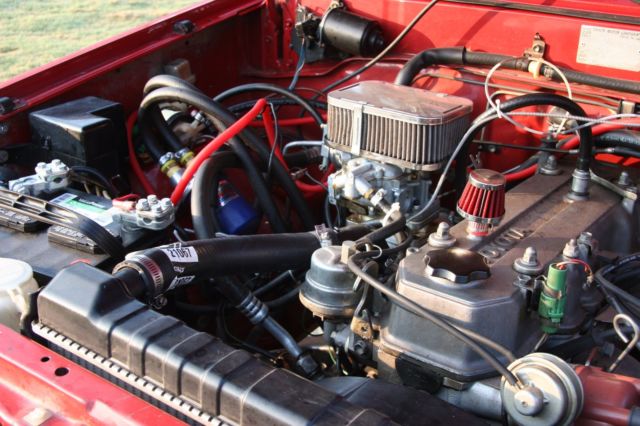 1986 Red Toyota Other Extended Cab Pickup