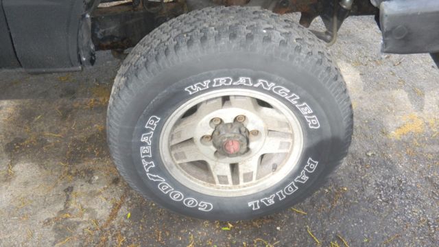 1986 Black Toyota 4x4 truck