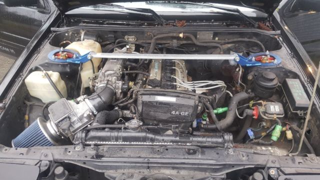 1986 Black Toyota Corolla Hatchback