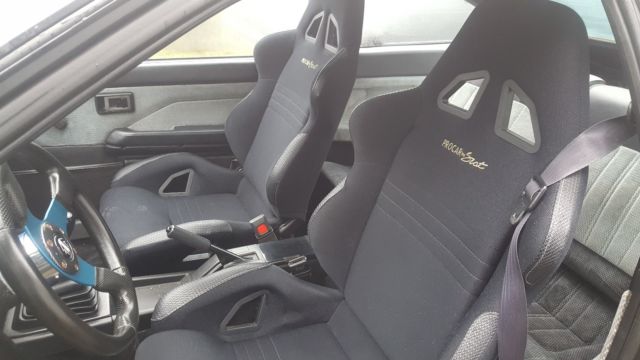 1986 Black Toyota Corolla Hatchback