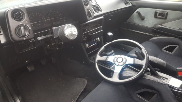 1986 Black Toyota Corolla Hatchback