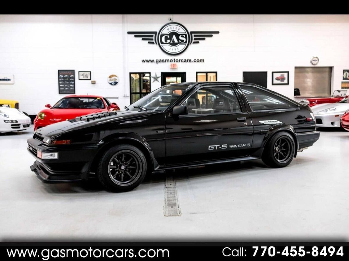 1986 Black Toyota Corolla Hatchback