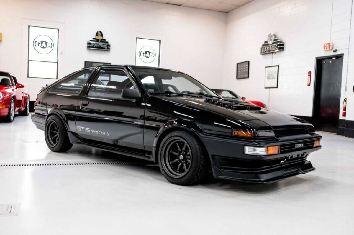 1986 Black Toyota Corolla Hatchback