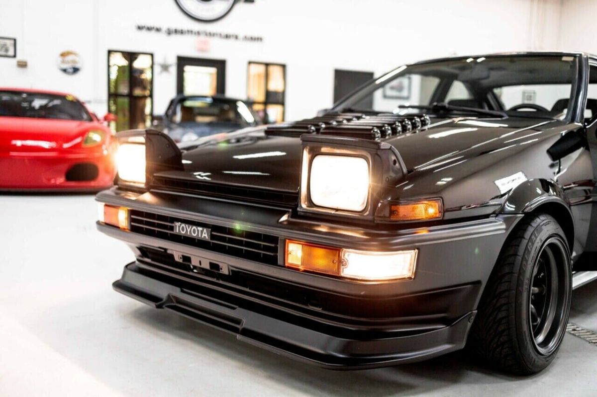 1986 Black Toyota Corolla Hatchback