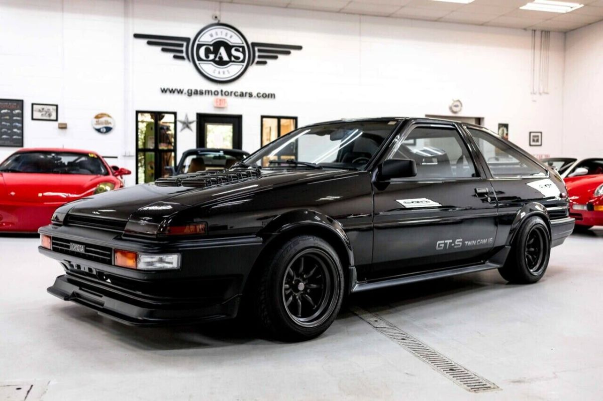 1986 Black Toyota Corolla Hatchback