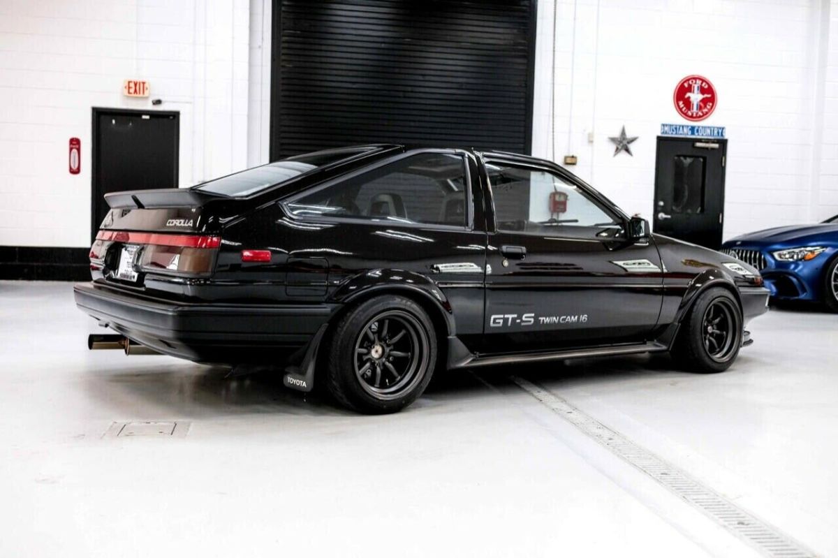 1986 Black Toyota Corolla Hatchback