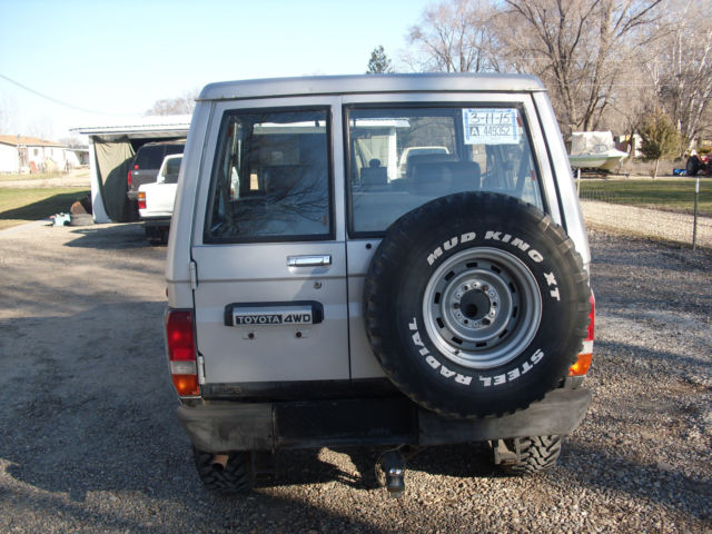 1986 Gray Toyota Land Cruiser SUV