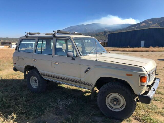 1986 Tan Toyota Land Cruiser SUV