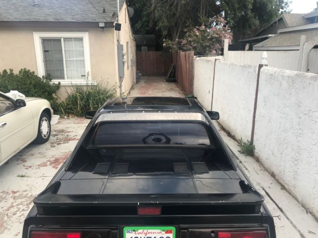 1986 Black Toyota MR2 Coupe