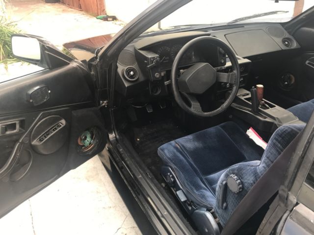 1986 Black Toyota MR2 Coupe