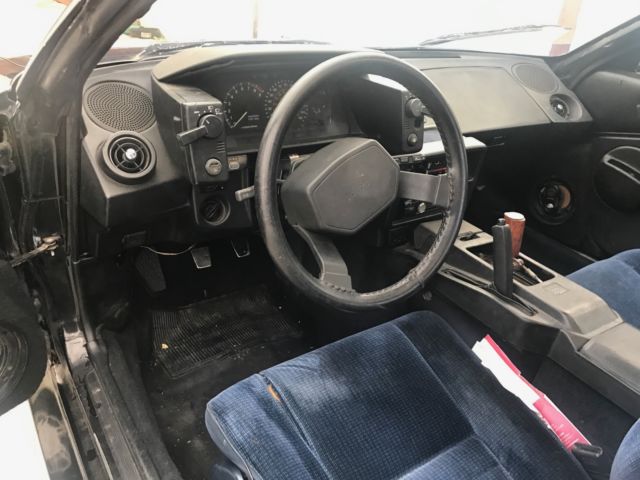 1986 Black Toyota MR2 Coupe