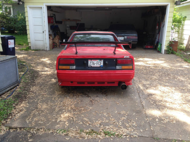 1986 Red Toyota MR2