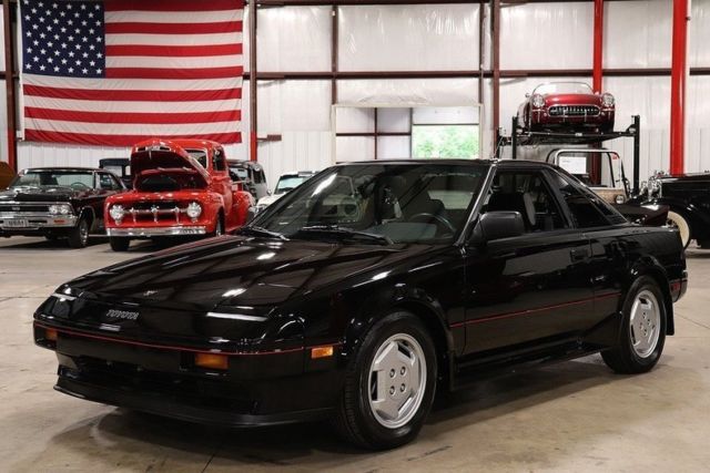1986 Black Toyota MR2 Sedan