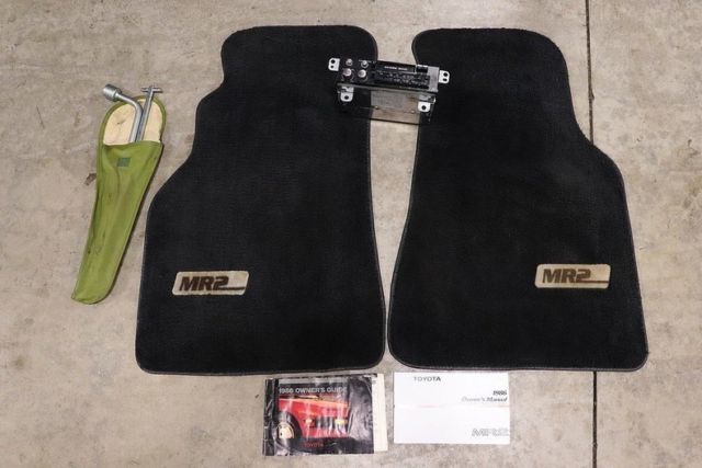 1986 Black Toyota MR2 Sedan