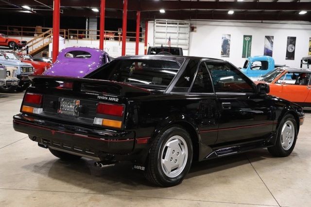 1986 Black Toyota MR2 Sedan