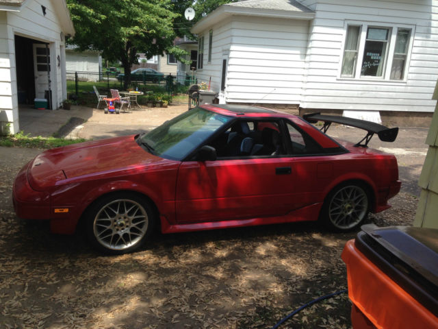 1986 Red Toyota MR2