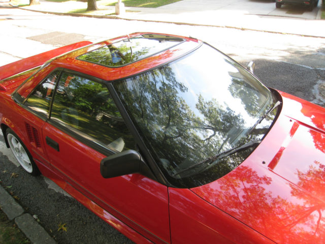 1986 Red Toyota MR2 Coupe