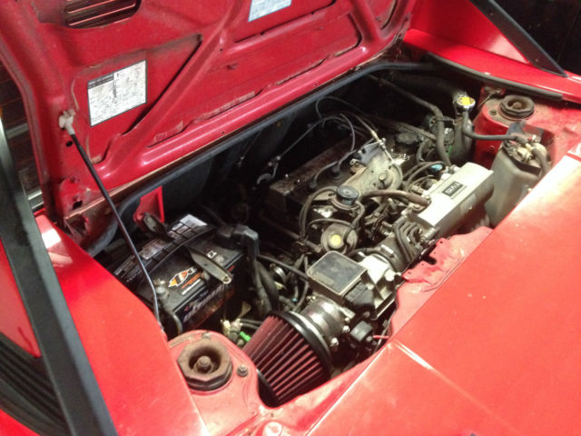 1986 Red Toyota MR2